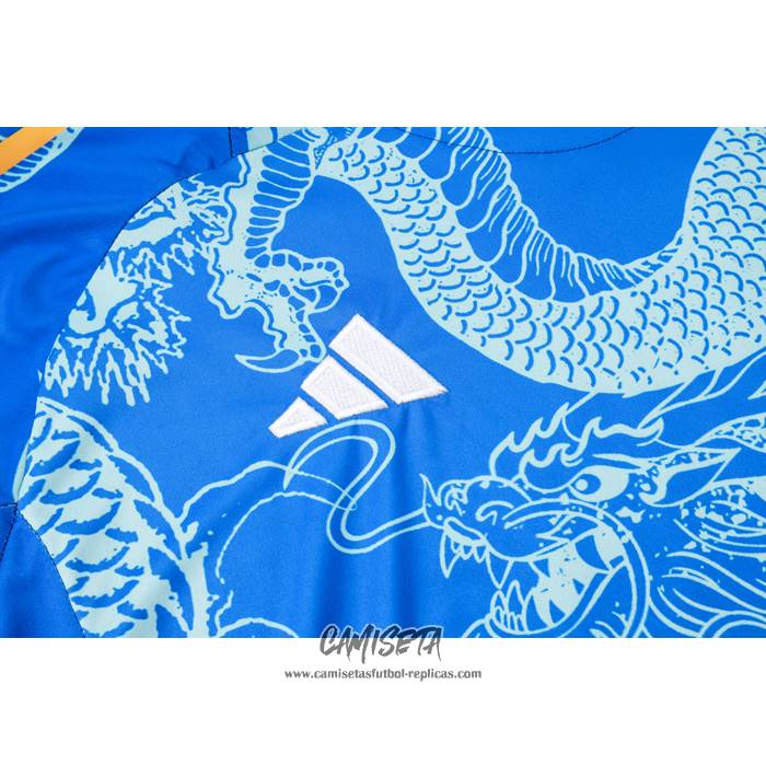 Chandal del Real Madrid Dragon 2024-2025 Manga Corta Azul - Pantalon Corto